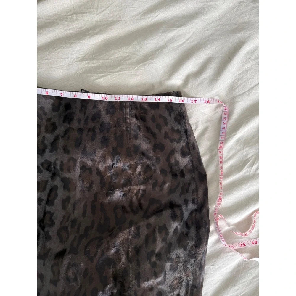 Brooks Brothers‎ Leopard Print Pencil Skirt Brown Sz 10 Career Office